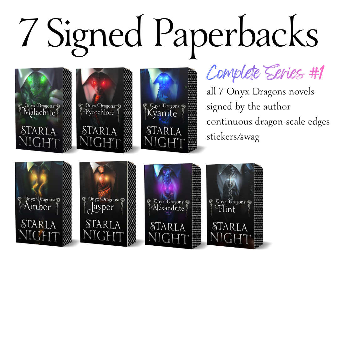 Onyx Dragons ONLY Discreet Paperbacks